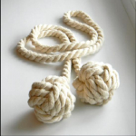Nautical kardinalipsud Monkey Fist sidebacks 2 palliga kardinalipsud Valge Must