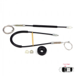BWR1050 Elektriakna t&otilde;stuki regulaatori remondikomplekt Parempoolne esiuks Volvo C70 873 1998-2005 Kabriolett CC