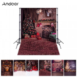 Andoer 1,5 * 2 meetrit / 5 * 7 jalga j&otilde;ulup&uuml;hade teema taustal Fotostuudio rekvisiidid Kokkupandavad 11015 1.5X2m