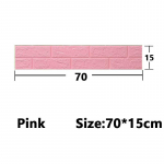 3/5/10 tk 30 * 35 cm / 70 * 15 cm 3D isekleepuvad seinakleebised Kodukaunistuse taustakleebised Vee- ja niiskuskindlad 10pcs 70*15cm