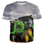 S&auml;rk Kids Boy Boys Traktor | Laste 3d T-s&auml;rgid Boy | Lasteriided Poisid - 3d 160