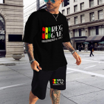Suvised BoB Marley Reggae T-s&auml;rgikomplektid Mood Jooksmine L&uuml;hikeste varrukatega Harajuku &Uuml;likond Meeste Spordidress 3D Prinditud Hingavad riided 6XL L