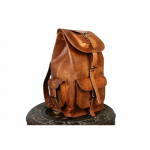 Kott Kitsenahast Seljakott S&uuml;learvuti Rucksack Vintage Meeste Ehtne Pruun. Suurus 16 x 8 x 8 tolli 16 x 8 x 8 inch pruun