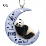 Panda auto ripats Loominguline kuuripats Armas kuu loom rippuv kiik auto sisekujundus