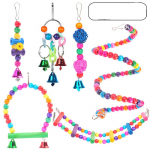 Lindude m&auml;nguasjade komplekt Papagoi n&auml;rimism&auml;nguasjad Kiik rippsilla m&auml;nguasjajaam pulgakombinatsiooni komplekt M&auml;nguasjad Linnupuuri tarvikud C