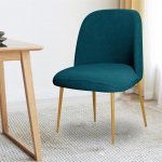 Madal seljaosa Duckbill tooli kate Polar fliisist elastsest riidest s&ouml;&ouml;gitooli kate Kodu meik istmekate Funda Para Silla 1PC Chair Cover