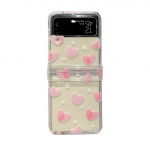 Samsung Z Flip 4 Case Ins S&uuml;da l&auml;bipaistev kokkupandav telefoni&uuml;mbris Galaxy Z Flip 3 5g Zflip4 p&otilde;rutuskindel k&otilde;va arvuti tagakaas For Samsung Z Flip 3 sinine