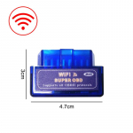 OBD2 skanner ELM327 autodiagnostika detektori koodilugeja t&ouml;&ouml;riist V1.5 WIFI Bluetooth OBD 2 iOS-i Androidi automaatse skannimise remondit&ouml;&ouml;riistadele Standard A Bluetooth