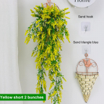 Kunstlilled Lavendel Ripptaimed Rattan &otilde;ue esiukse jaoks Kodu Magamistoa Pulma Sein Garaaž Kontori sisustus HQ-39-yellow_