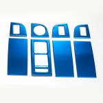 Skoda Octavia MK3 A7 2015 2016 2017 2018 lisavarustuse auto siseukse aknaklaasi t&otilde;ste nupu paneeli raami kate jaoks sinine