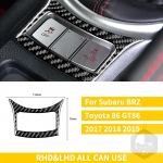 Subaru BRZ Toyota 86 GT86 jaoks 2017 2018 2019 s&uuml;sinikkiust autotarvikud k&auml;iguvahetustopsi hoidiku &otilde;hukonditsioneeri trimm 26