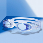 Meeste ja naiste professionaalsed veekindlad uduvastased prillid Moodsad k&otilde;rglahutusega lamedad kotid, silikoonist sukeldumisprillid roosa