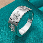 925 Sterling h&otilde;bedane kroon tsirkoon 7 8 9 10 s&otilde;rmus naistele v&otilde;luv ehted 7