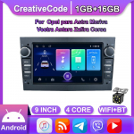 2 DIN autoraadio Android jaoks Opel para Astra Meriva Vectra Antara Zafira Corsa Multimedia GPS 1+16GB must