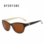 BFORTUNE &uuml;mmargused p&auml;ikeseprillid naistele br&auml;ndi disainer metallist ovaalne p&auml;ikeseklaas polariseeritud l&auml;&auml;ts UV400 kaitse must