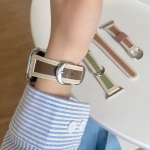 Vintage luksuslik nahast rihm Apple'i kellarihmale 7 4 5 6 45 mm 41 44 mm 40 42 mm 38 mm k&auml;ev&otilde;ru kellarihm Iwatchile 8 7 6 SE 5 4 3 38mm 40mm 41mm helepruun v&auml;rv