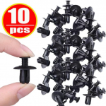 10/30/50/100tk 8mm plastikust needid kinnitused kruvi auto kaitseraua poritiib must neet auto kinnitusklambrid Toyota Focus Kia Nissan Yamaha jaoks 10PCS
