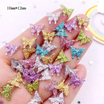 50 tk vaigust armsad v&auml;rvilised miniliblikas lameda seljaga kivid ja kaunistused