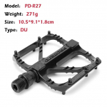 PROMEND libisemisvastane &uuml;likerge jalgrattapedaal kiirvabastusega pedaal, lame MTB 3 laagrite pedaal maastikurattale PD-R27