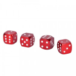 7 V&auml;rv Metal Dice &otilde;hu tolmukate korgid osad rehvid veljed klapivarre katted 4pcs punane