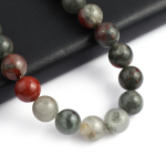 Isoaltion Beads Naturaalsest Aafrika verest kivist &uuml;mmargused helmed ehete valmistamiseks DIY kaelakee k&otilde;rvar&otilde;ngad k&auml;ev&otilde;ru tarvik 4mm