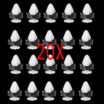 Peugeot 206 207 208 307 308 407 807 1007 5008 Expert Partner Citroen C2 C8 C3 C4 Picasso siseviimistluse uksepaneeli kaardi kinnitusklambrid 6991Y8 jaoks 20X