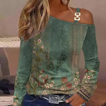 S&uuml;gismood Metallist pandlaga viltune kraega s&auml;rk naiste prinditud pluus Seksikas &otilde;lavarrukatega r&otilde;ivad Blusas 29306 S orion i v&auml;rv