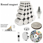 V&auml;ike &uuml;mmargune neod&uuml;&uuml;mmagnet &ndash; haruldaste muldmetallide magnetid paksusega 3 mm, 4 mm, 5 mm ja 6 mm 15x5mm 5pcs