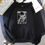 Anime Baki Hanma 2D Prindiga Unisex Puuvillane Huppar Vabaaja &Uuml;legabariidiline Pullover Populaarne T&auml;navafashion Dressipluus Trend Unisex R&otilde;ivad 2XL