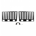 Auto tagumine pagasiruumi k&uuml;lgakna riiuli kombinatsiooni laiendusraam Jeep Wrangler JK 2007-2017 4-ukselisele versioonile Metallist autotarvikud