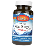 Norra kala&otilde;li, Super Omega-3 1200, Carlson Labs 130 geelikapslit (67353019) 50softgels
