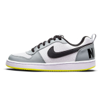 Nike Court Borough Low GS Hundihall Must Laste Tennised Valge 839985-104 35.5 gray