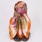 Kvaliteetsed luksuslikud siidist sallid peapael Sallid kaelasall naistele kett siidist sall naiste dekoratiivne sall 90*90cm