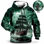 Vintage kapuutsiga dressipluus Meeste kapuutsiga graafiline T-s&auml;rk 3D-prindiga pullover Suurem&otilde;&otilde;dulised meester&otilde;ivad Meeste s&uuml;gisene t&auml;navariided L