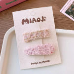 2 tk/komplekti kohta v&auml;ikelapse t&uuml;druku juukseklamber Euroopa stiilis roosa v&auml;rvi seeria juuksen&otilde;el beebit&uuml;drukule armas s&uuml;gistalv laste peakatted t&uuml;drukutele