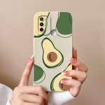 &Uuml;mbris OPPO F5 F7 F17 F21S Pro jaoks Find X5 Lite Pro F19S tagakaas Fashion Avokaado Matt pehme silikoon p&otilde;rutuskindel kaitsev telefoni&uuml;mbris OPPO kaitseraua jaoks OPPO F21S Pro 4G