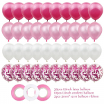 12-tolline 43 tk/komplekt konfeti &otilde;hupallid Jumbo mitmev&auml;rvilised &otilde;hupallid konfeti &otilde;hupallid mitmev&auml;rvilised lateks&otilde;hupallid.