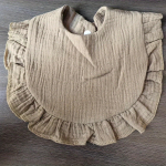 Lilletr&uuml;kis Beebi pudip&otilde;lled Reguleeritav kl&otilde;psuga s&uuml;ljer&auml;tik sasitud servaga Musliin puuvillane r&ouml;hitsemislapp Vikerkaar A klassi t&uuml;drukute s&ouml;&ouml;tmisall roosa