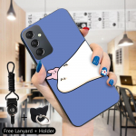 V&auml;rvitud mustriga telefoni&uuml;mbris P&otilde;rutuskindel pehmest silikoonist TPU kaitsev telefoni&uuml;mbris Samsungi kaanele Samsung A01