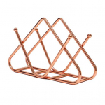 Rauast paberist k&auml;ter&auml;tikuhoidja kolmnurga kujuga roostevaba suure mahutavusega poleeritud deformatsioonita baar Kontori k&ouml;&ouml;gilaud salvr&auml;tikuhoidja salvr&auml;tikujaotur Heleroosa/kuldne