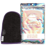 Fake bake in the buff double -sided peeining glove