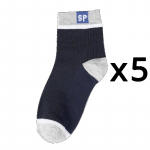 5 paari meeste SP triibuliste sokkide partii, v&auml;rviga sobivad spordisokid kevadiste vabaaja sokkide komplekt 5 Pairs