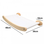 Kasside ronimisriiul seinale kinnitatav neljaastmeline trepp koos sisal-kraapimispostiga kassidele Tree Tower Platvorm h&uuml;ppav lemmikloomam&ouml;&ouml;bel cat hammock 1