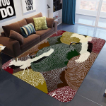 Draakoni 3D multifilmi mustriga ala Vaibad ps&uuml;hhedeelsed draakonid vikerkaar mandala vaibad lastele m&auml;ngumatt libisemiskindel ristk&uuml;likukujuline vaip 40x120cm