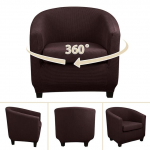 Elastne jacquard kate vannitoolile elutuba 1 istmega diivani kate &Uuml;hekohaline m&ouml;&ouml;bel diivan pestav tugitooli kate Universal size