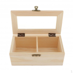 Puidust kast 2 kambri ja lukuga, karp, ehete kandiline kaas,