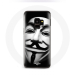 &Uuml;mbris Samsung Galaxy S9 plusile Oleme leegioni anon&uuml;&uuml;mne mask
