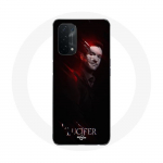 Musta taustaga &uuml;mbris Oppo A54 5G Lucifer Series jaoks