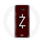 &Uuml;mbris Samsung Galaxy A5 Ozark Season 4 Logo Z jaoks, valge punane taust