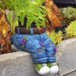 Aiandus loomad lillepotid loomingulised armsad v&auml;ikesed teksad lihavad taimed potiaia r&otilde;dukaunistused